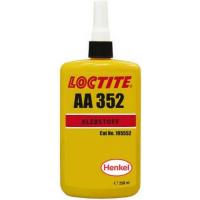 Клей УФ отверждения высокой вязкости Loctite AA 352 янтарный, 250 мл
